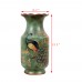 FixtureDisplasy Porcelain Vase Peacock Decor Vase Vintage Look Vase China Vase Ceramic Vase 13
